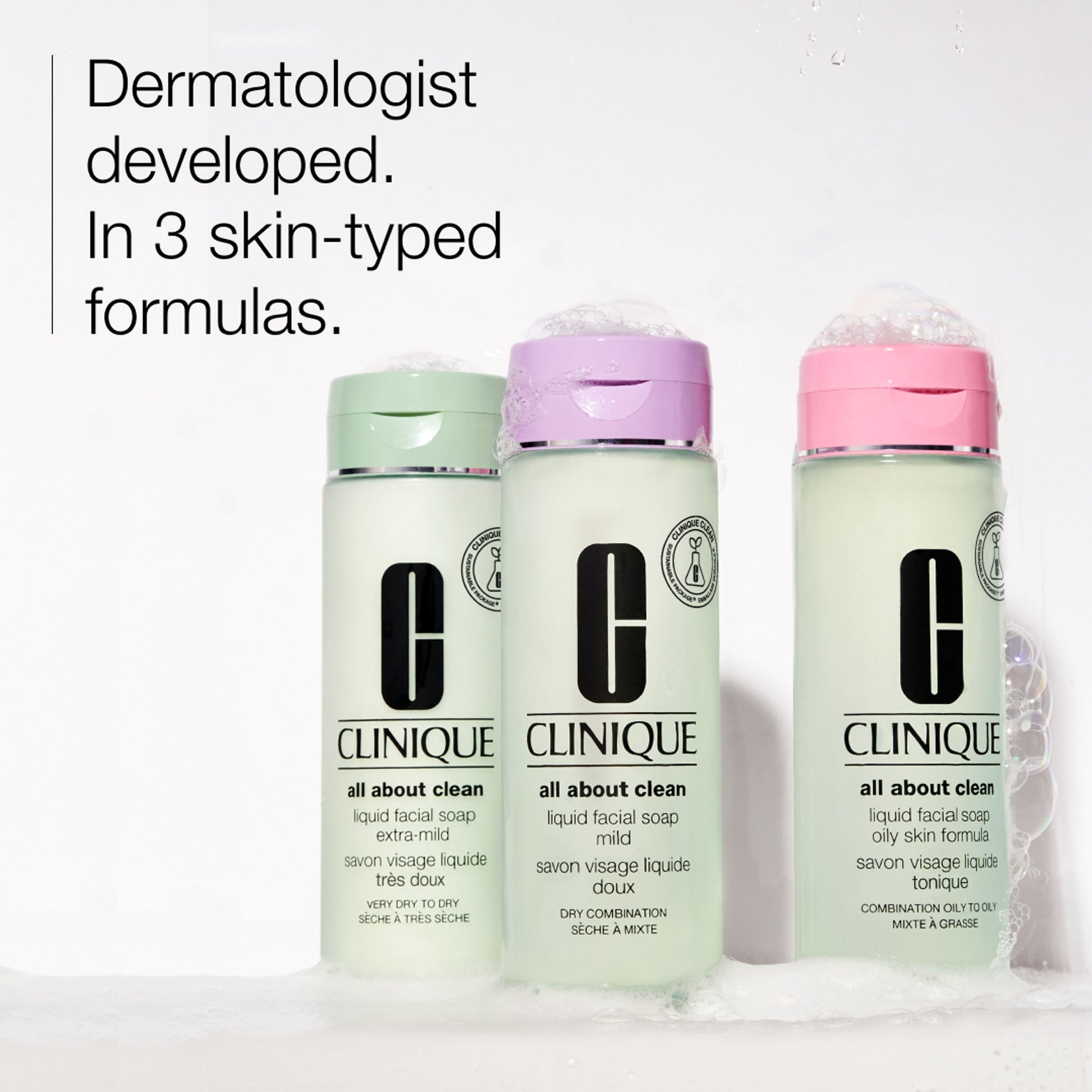 Clinique Liquid Facial Soap Mild - Dry Combination Facewash