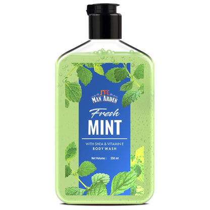 Man Arden Fresh Mint Luxury Body Wash Infused With Shea Butter & Vitamin E