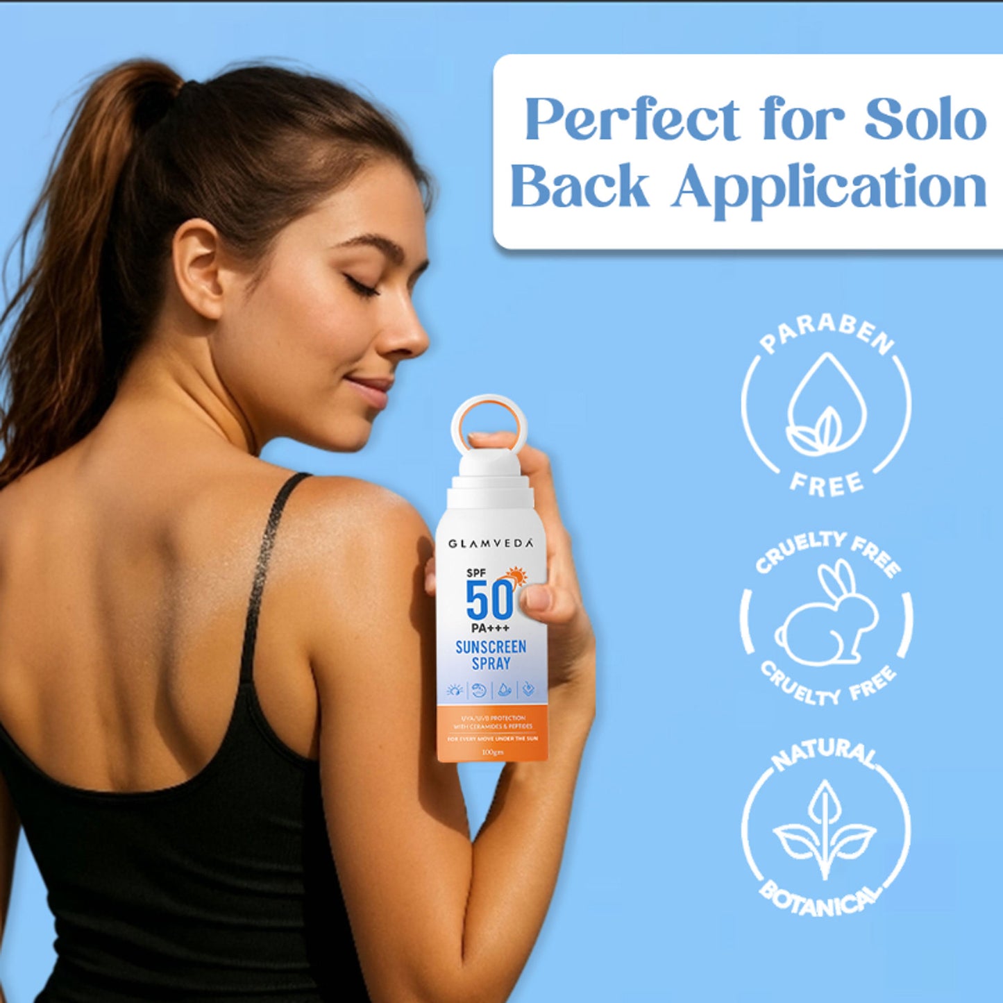 Glamveda SPF 50 PA+++ Sunscreen Spray