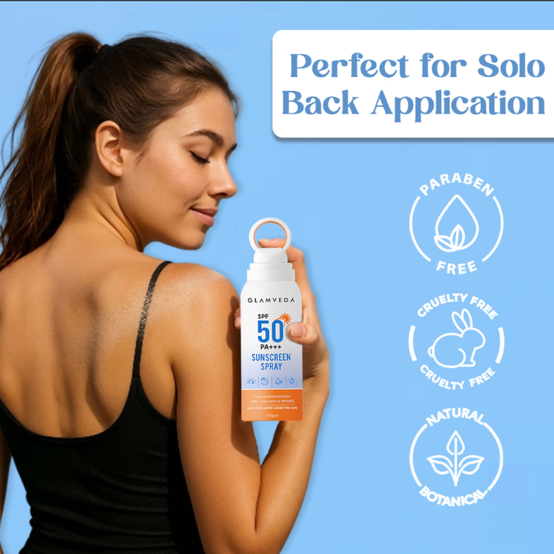 Glamveda SPF 50 PA+++ Sunscreen Spray