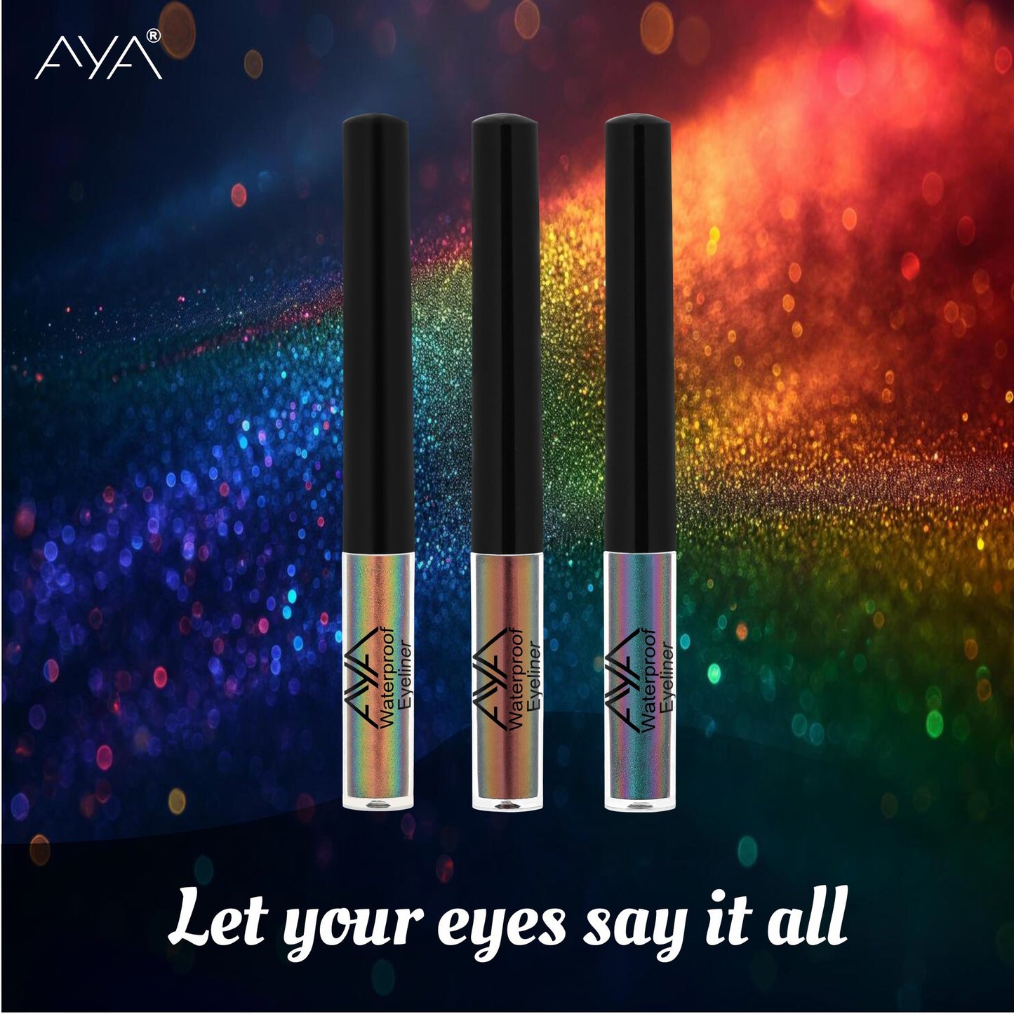 AYA Waterproof Holographic Eyeliner - Mermaid