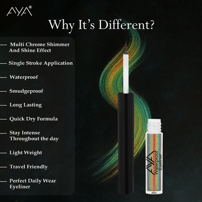 AYA Waterproof Holographic Eyeliner - Galaxy