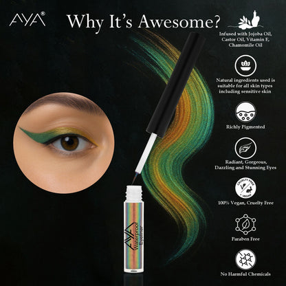 AYA Waterproof Holographic Eyeliner - Galaxy