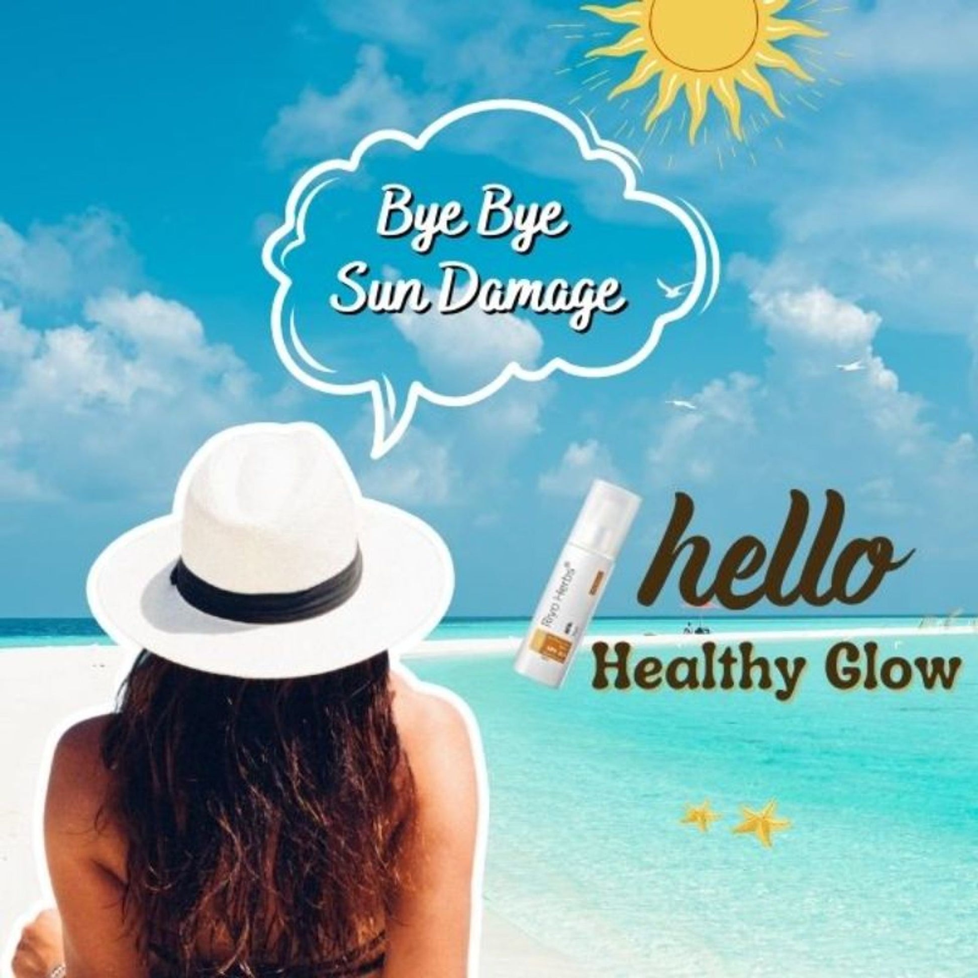 Riyo Herbs Sun Protection Spray Spf 50 Broad Spectrum With UVA-UVB Rays