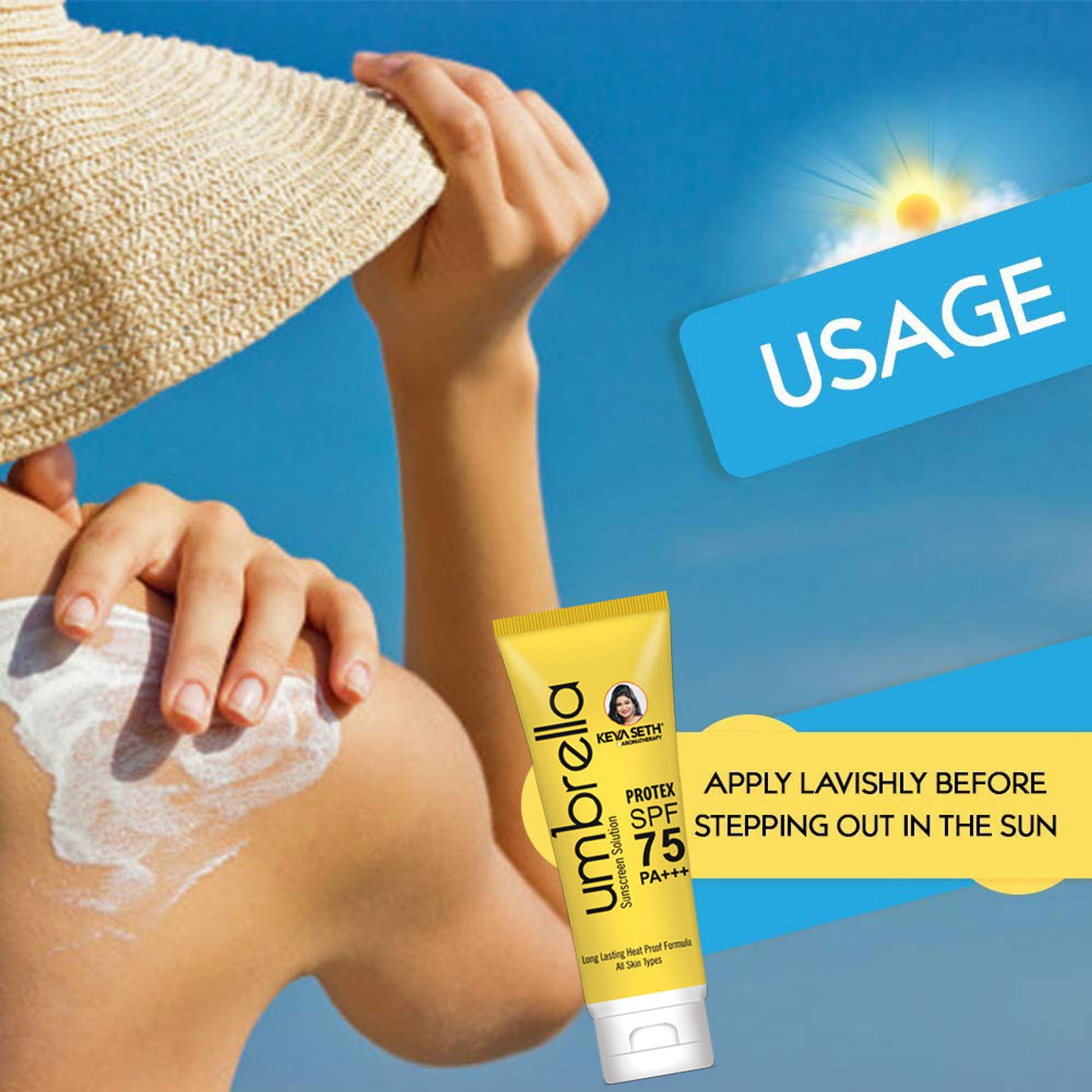 Keya Seth Aromatherapy Umbrella Sunscreen Solution SPF 75 & PA+++