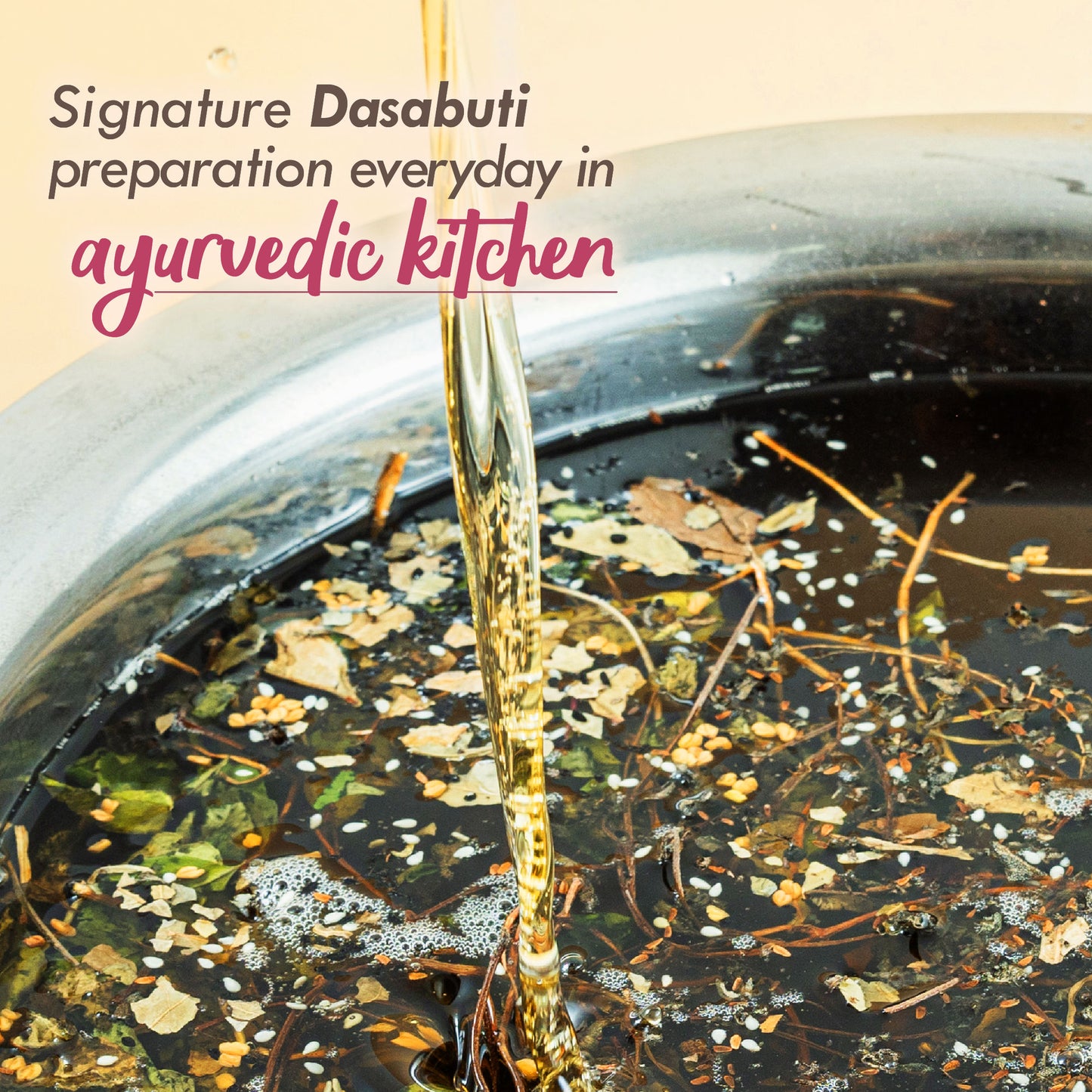 Nat Habit Curry Sesame Grey Hair Control Ayurvedic Oil With Indigo And Curry Leaves