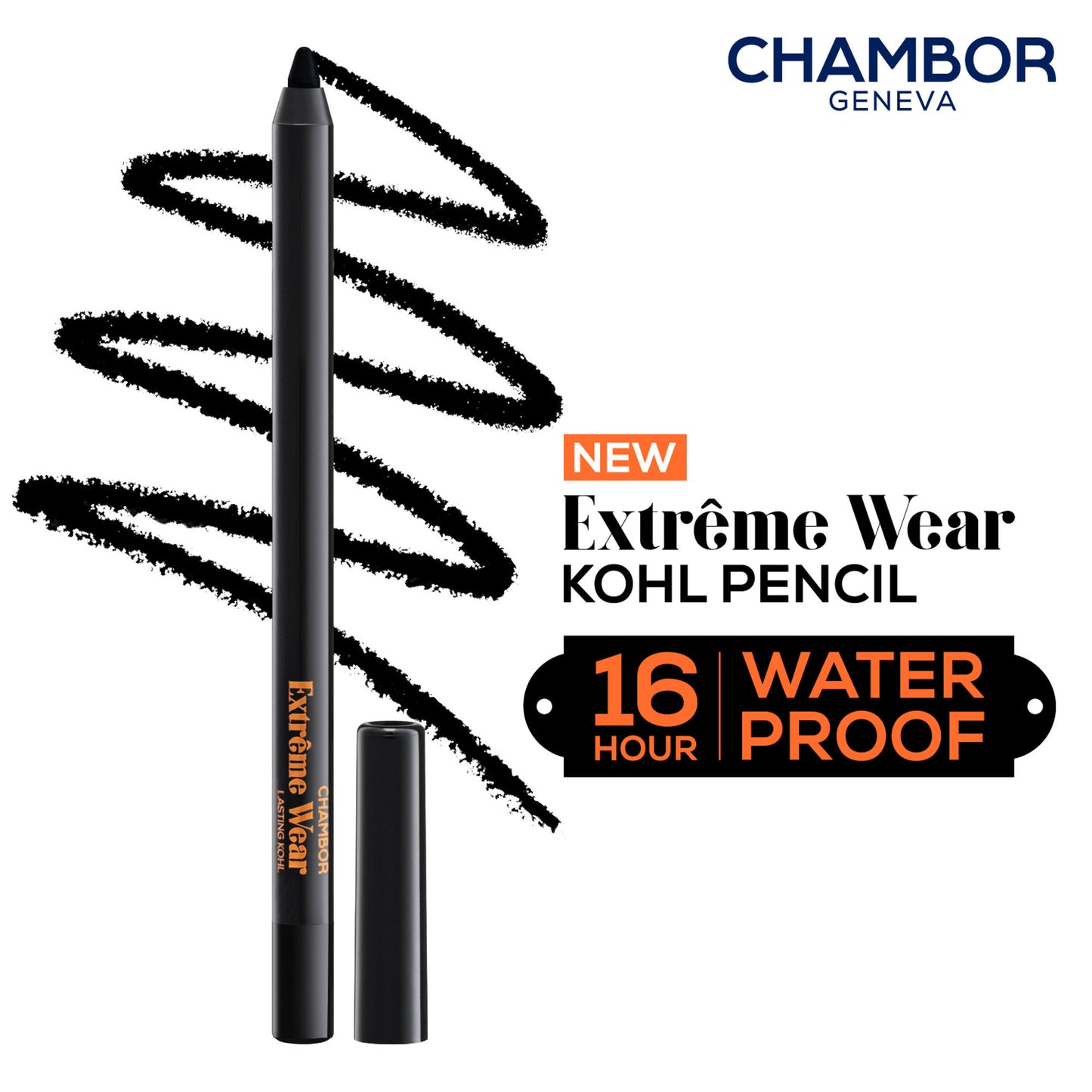 Chambor Extreme Wear Lasting Kohl - Blackest Black