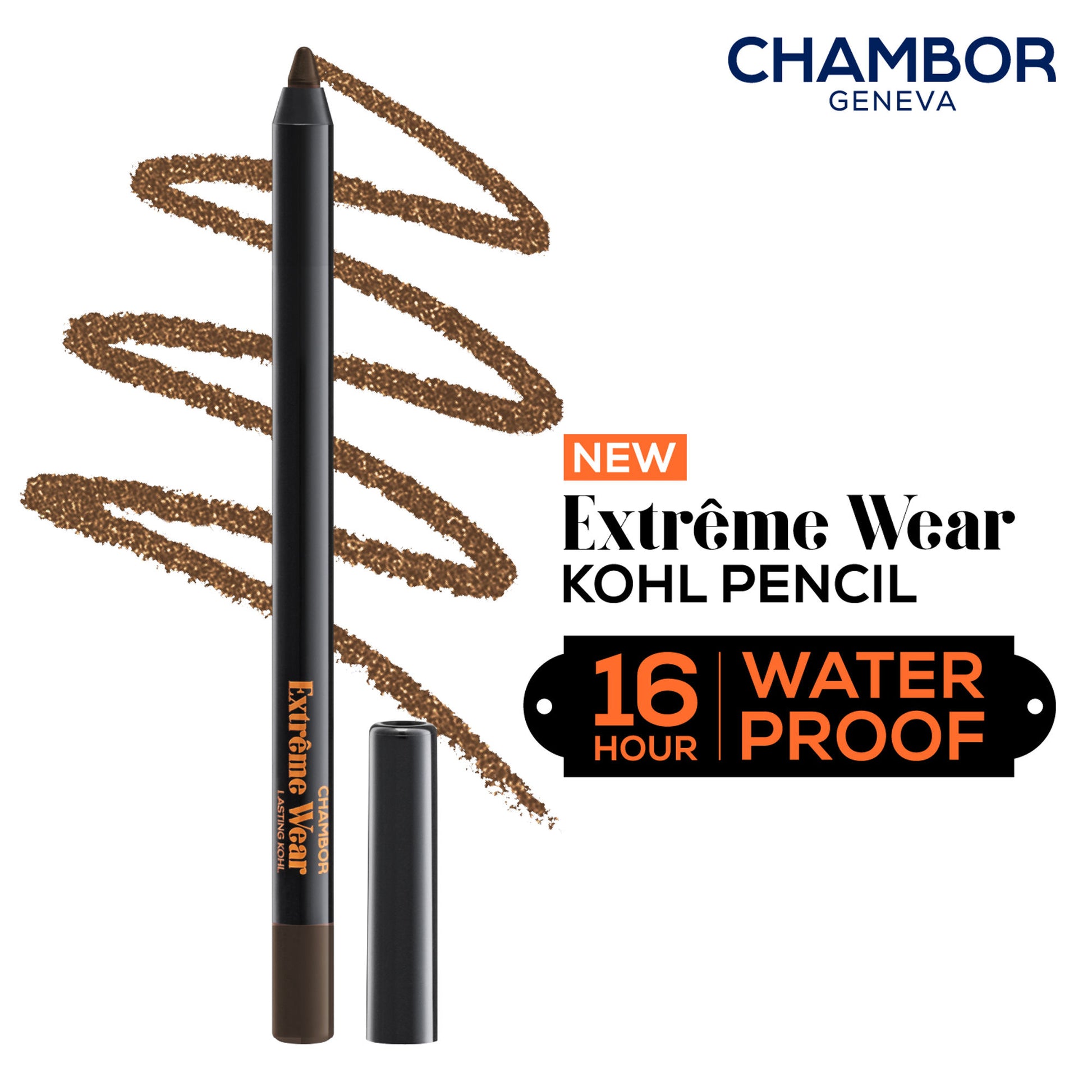 Chambor Extreme Wear Lasting Kohl - Golden Brown