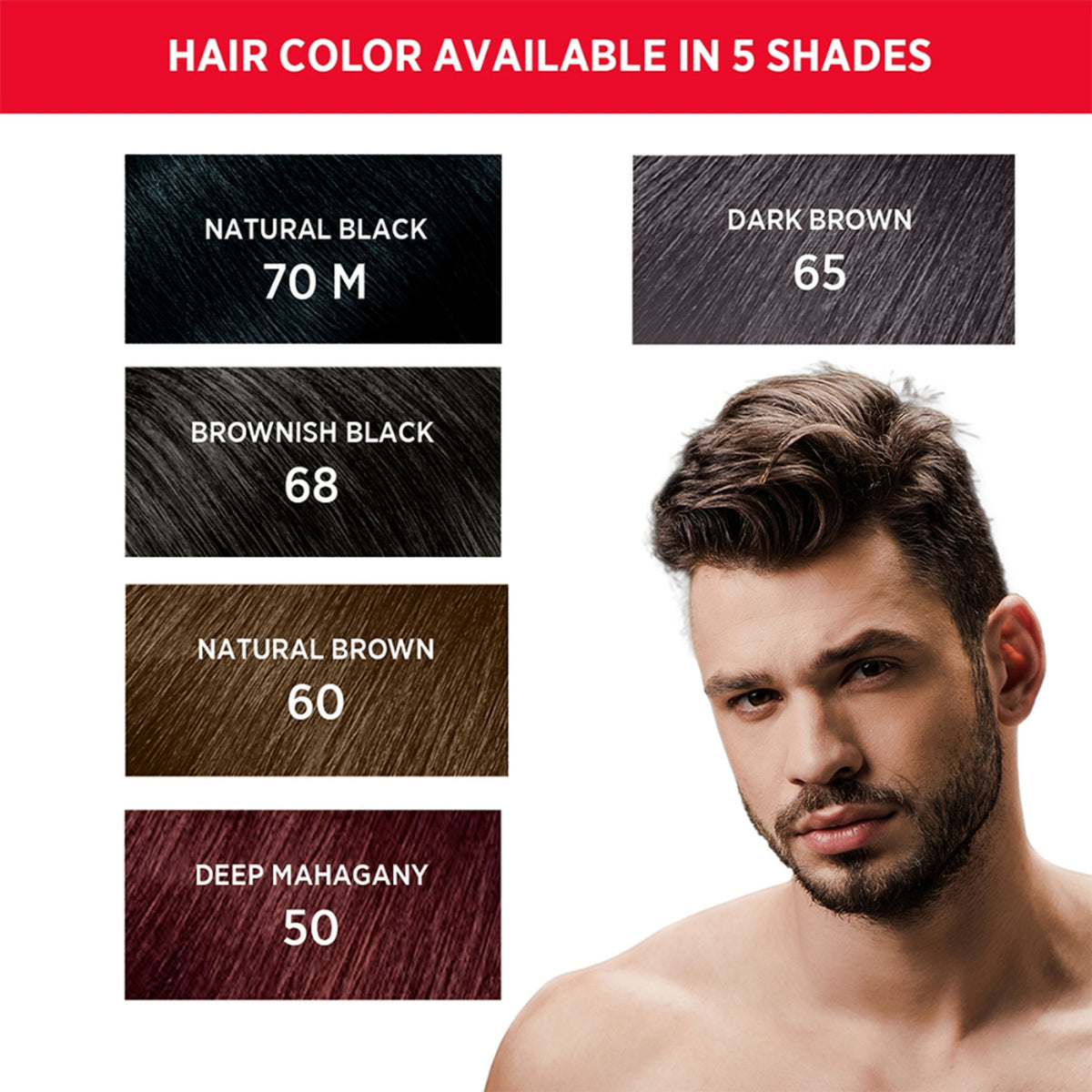Revlon Top Speed Hair Color Small Pack Man 70M Natural Black