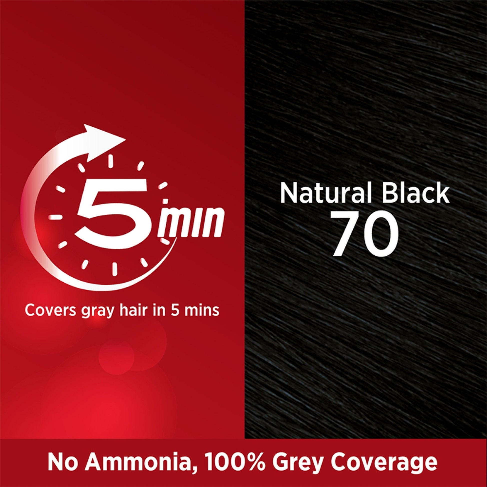Revlon Top Speed Hair Color Small Pack Woman - Natural Black 70