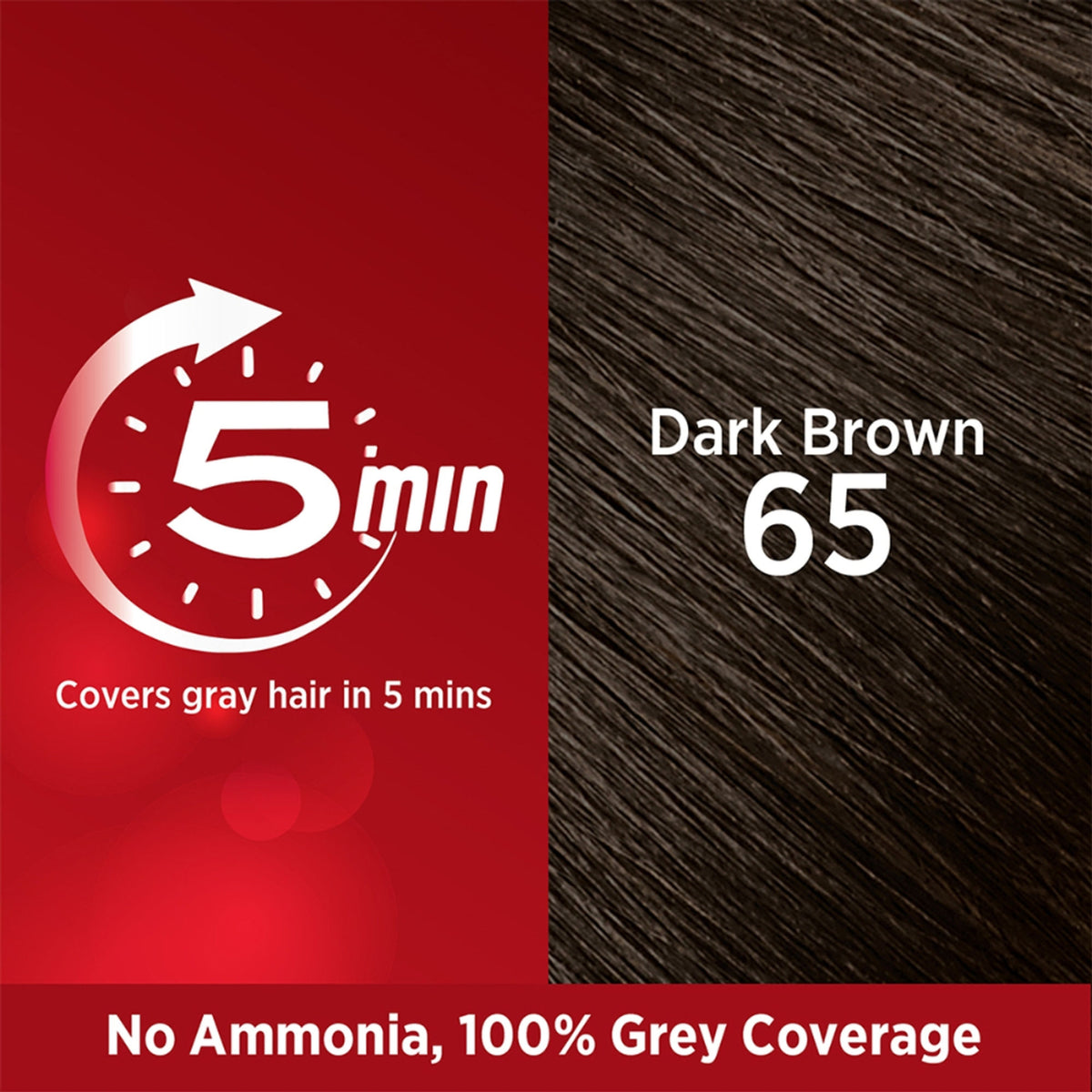 Revlon Top Speed Hair color Woman- Dark Brown 65