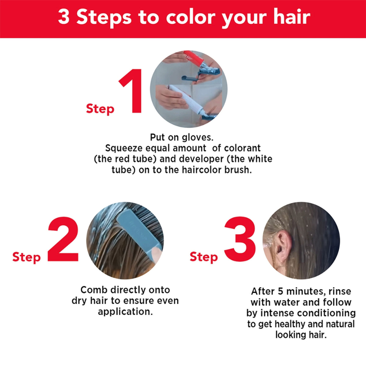 Revlon Top Speed Hair color Woman- Dark Brown 65