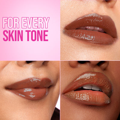 Nykaa Lip Glaze High Shine and Pigment Lip Gloss Oil Lip Glaze - Chai