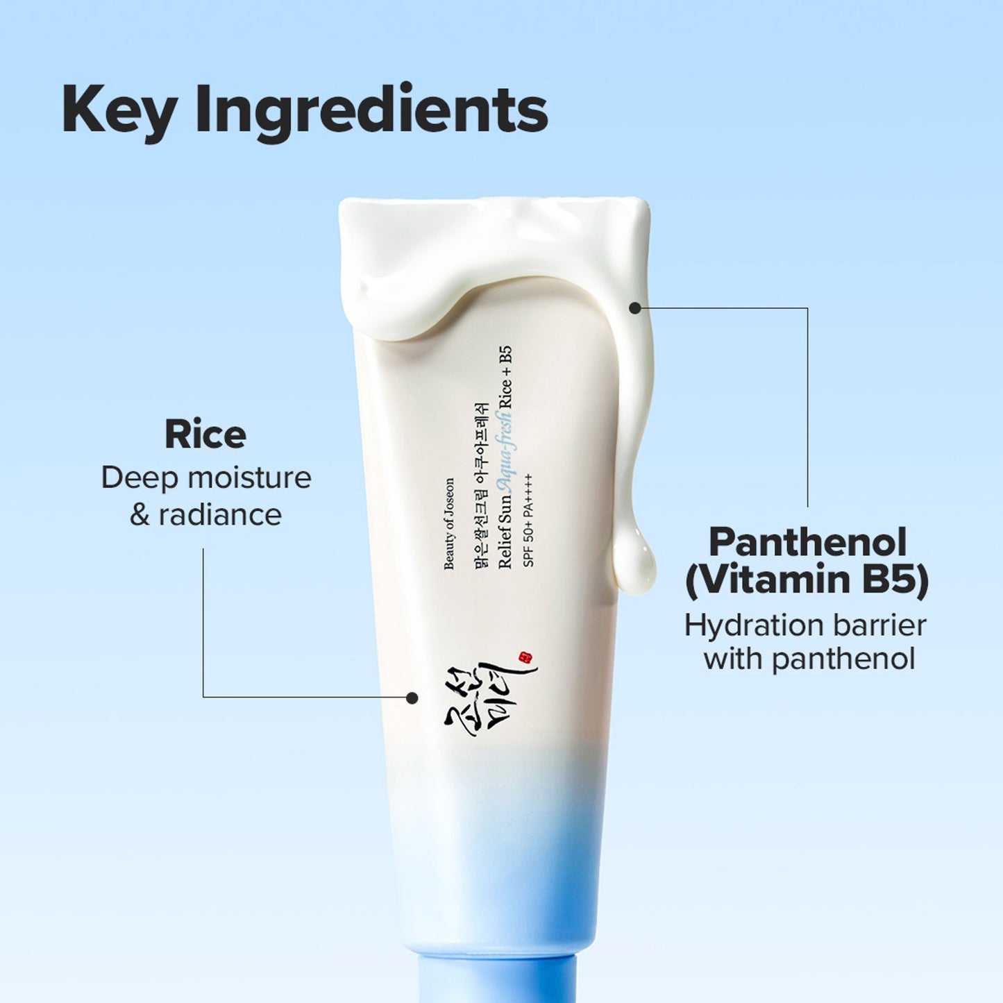 Beauty of Joseon Relief Sun Aqua-Fresh Add SPF 50+ PA++++ Rice + B5