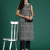 Dhiyona IE Women Floral Printed Block Print Pure Cotton Kurta