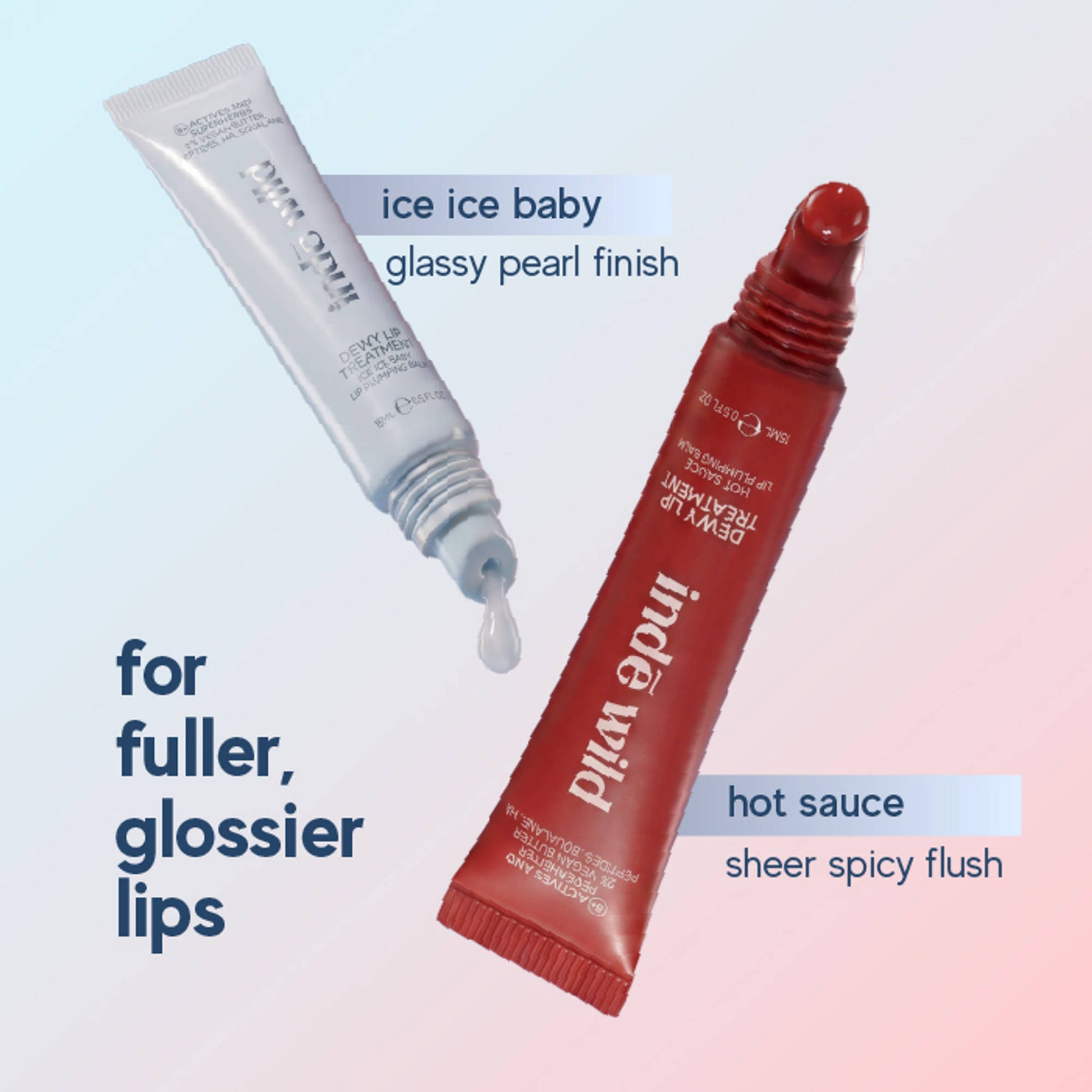 inde wild Ice And Spice Dewy Lip Treatment Ice Ice Baby & Hot Sauce