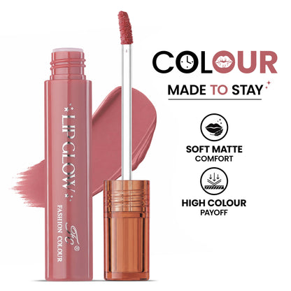 FASHION COLOUR Pretty Lip Glow Liquid Lipstick - Nude Halo