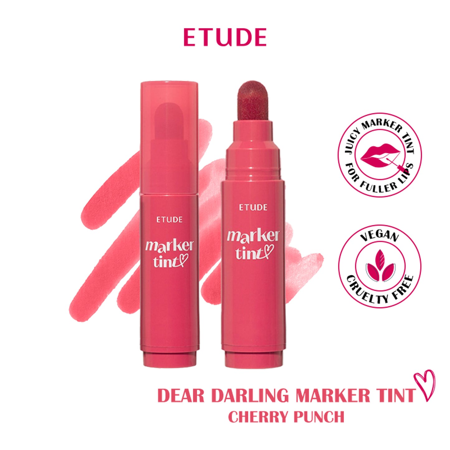 ETUDE Dear Darling Marker Tint - 08 Cherry Punch