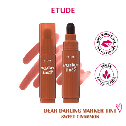 ETUDE Dear Darling Marker Tint - 10 Sweet Cinammon