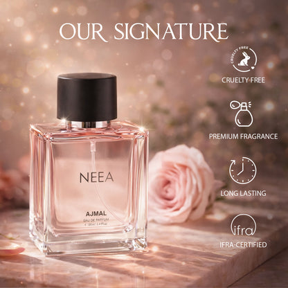 Ajmal Neea Women Perfume Floral Rose & White Musk Notes EDP