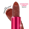 Nykaa Ultra Silk Hydrating Satin Serum Creme Glitter Lipstick with Hyaluronic Acid - Blazin