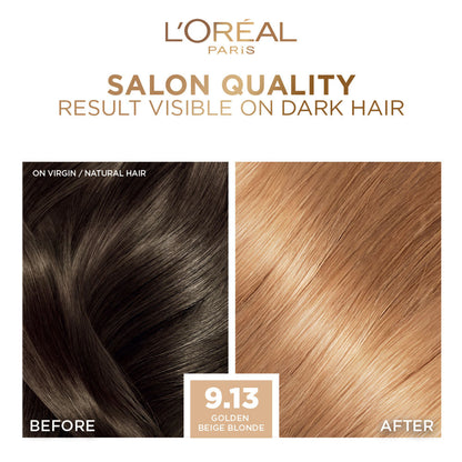 L'Oreal Paris Excellence Fashion Hair Color - Shade 9.13 Golden Beige Blonde