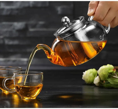 Jinelza Borosilicate Glass Teapot 650ML