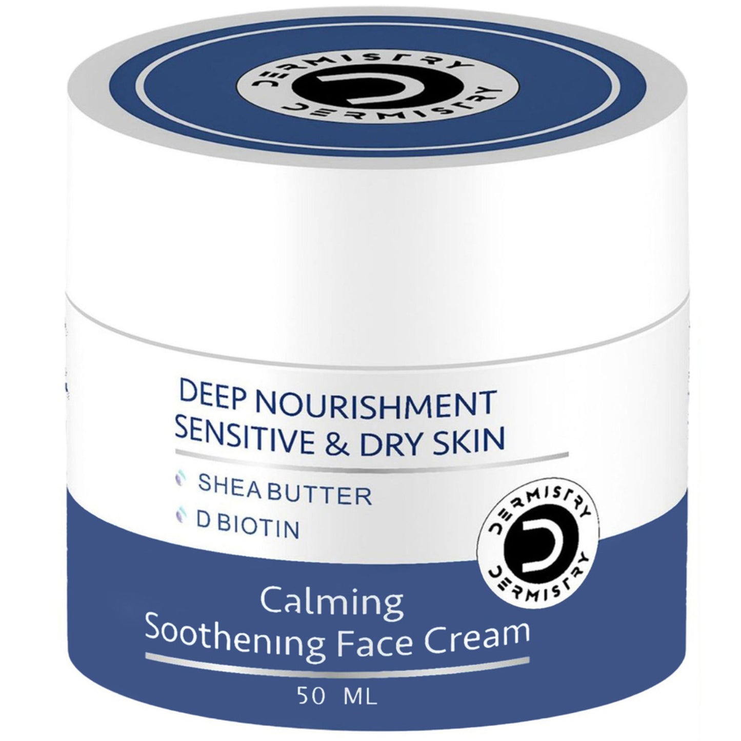 DERMISTRY Sensitive Dry & Very Dry Skin Moisturizer Face Cream for Day Night Men Women