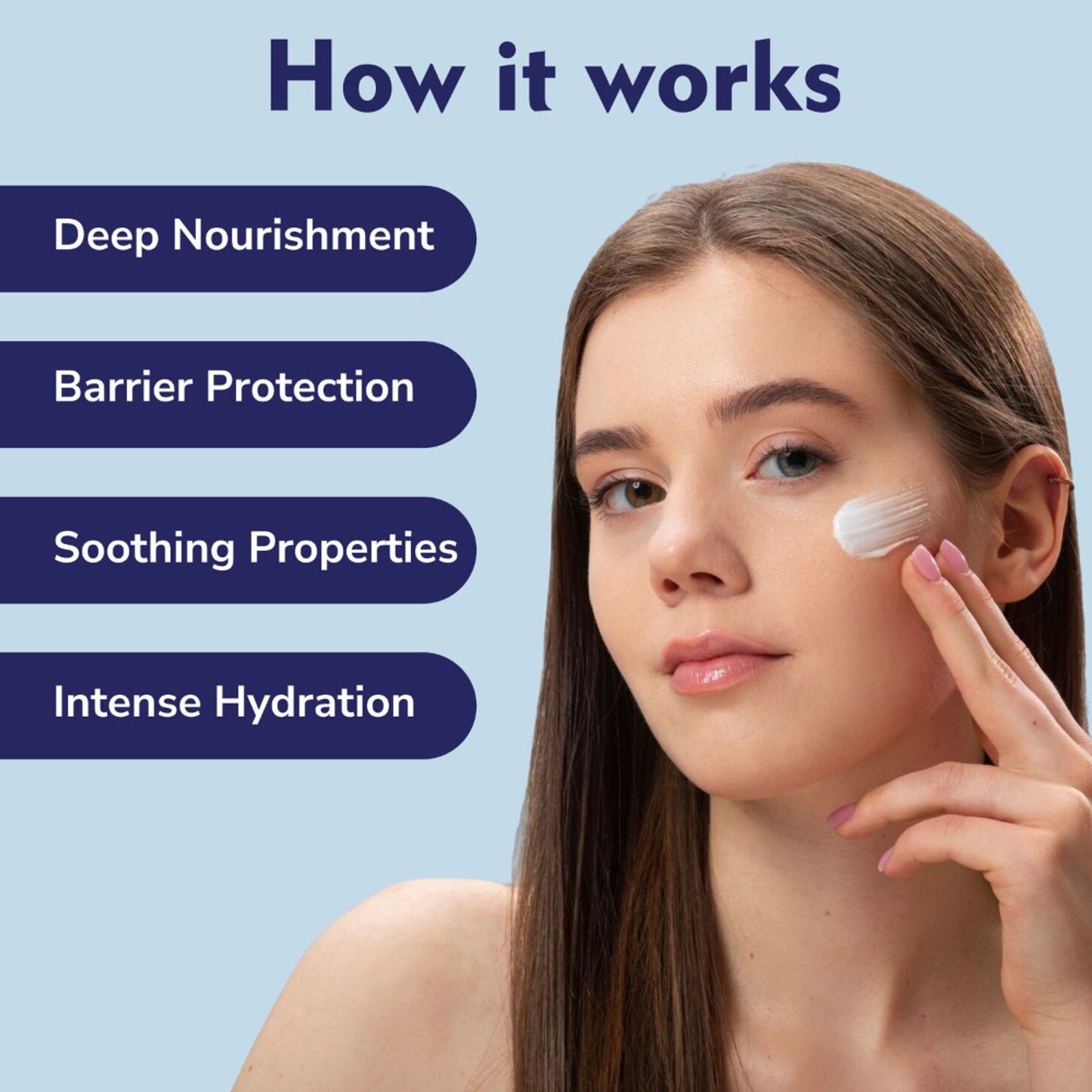 DERMISTRY Sensitive Dry & Very Dry Skin Moisturizer Face Cream for Day Night Men Women