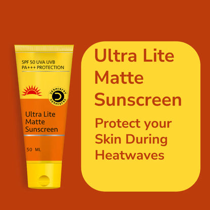 DERMISTRY SPF 50 UV Sunscreen Oil Free Water Based Sun Care for Oily Acne Prone & Sensitive Skin