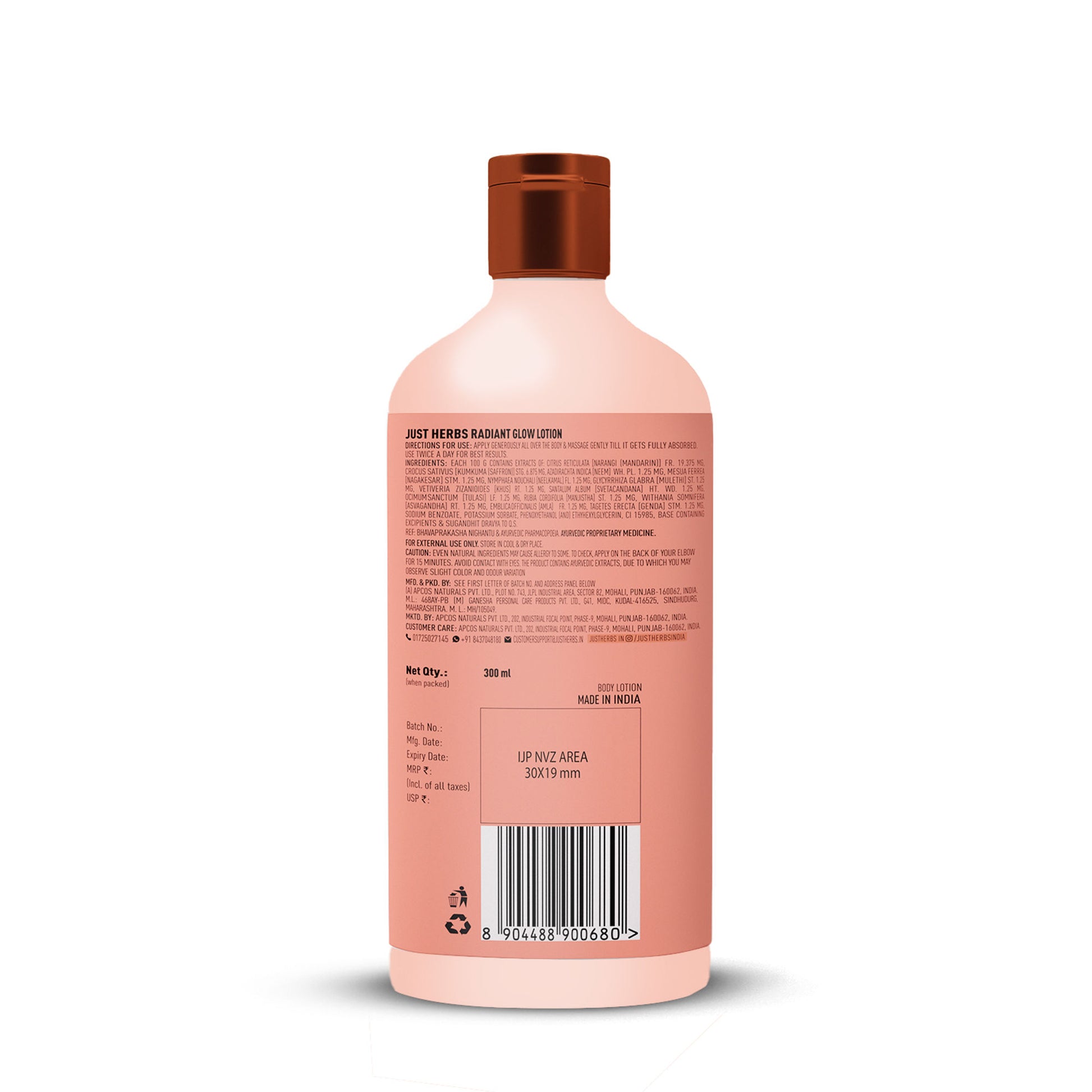 Just Herbs Radiant Glow Body Lotion