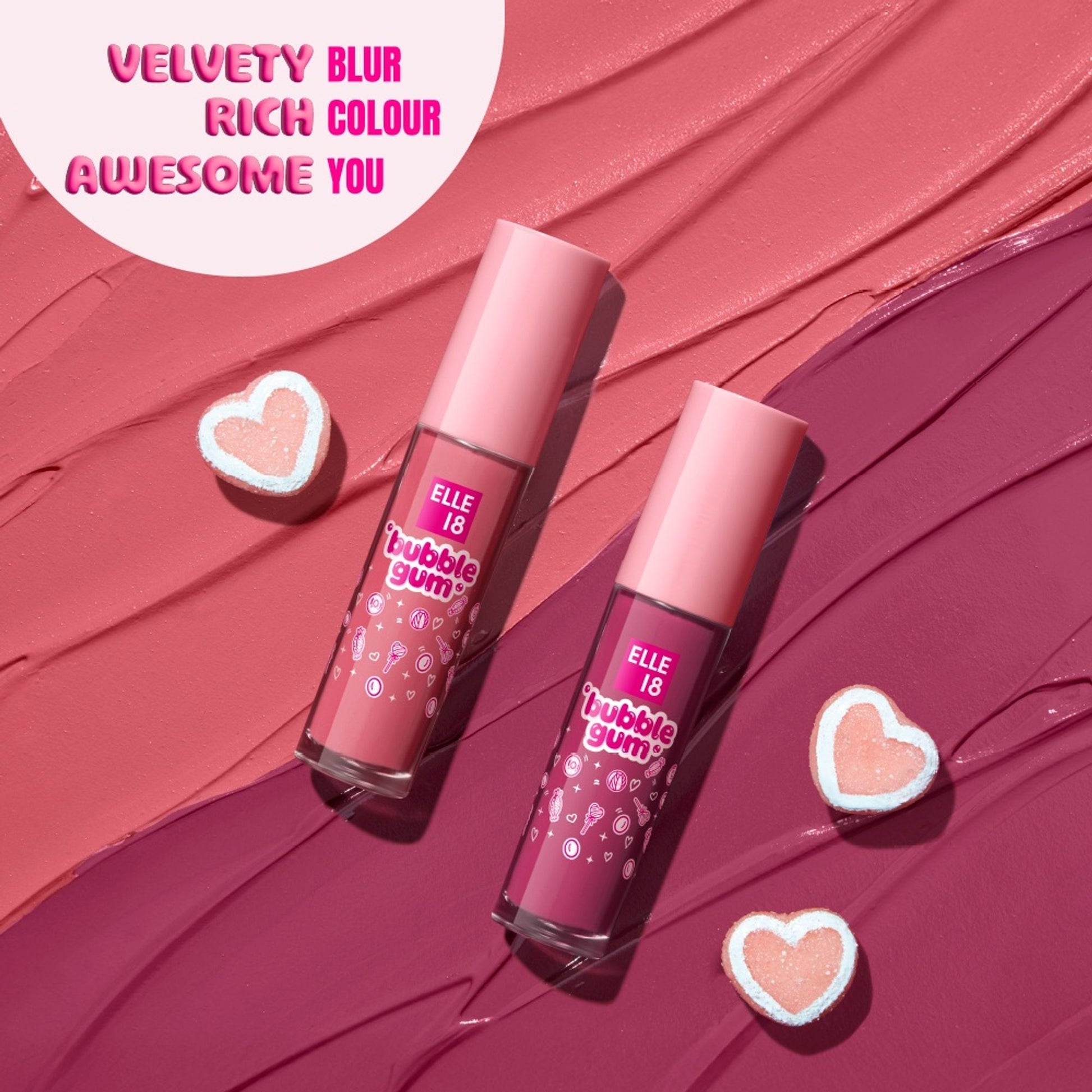 Elle 18 Bubblegum Lip Cloud, Liquid Lipstick - Maple Rush