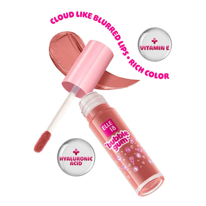Elle 18 Bubblegum Lip Cloud, Liquid Lipstick - Pink Pop