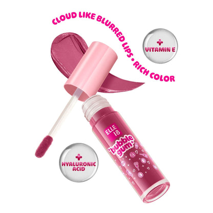 Elle 18 Bubblegum Lip Cloud, Liquid Lipstick - Berry Burst