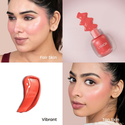 La Mior Cheek Dew Strobe Blush - Vibrant