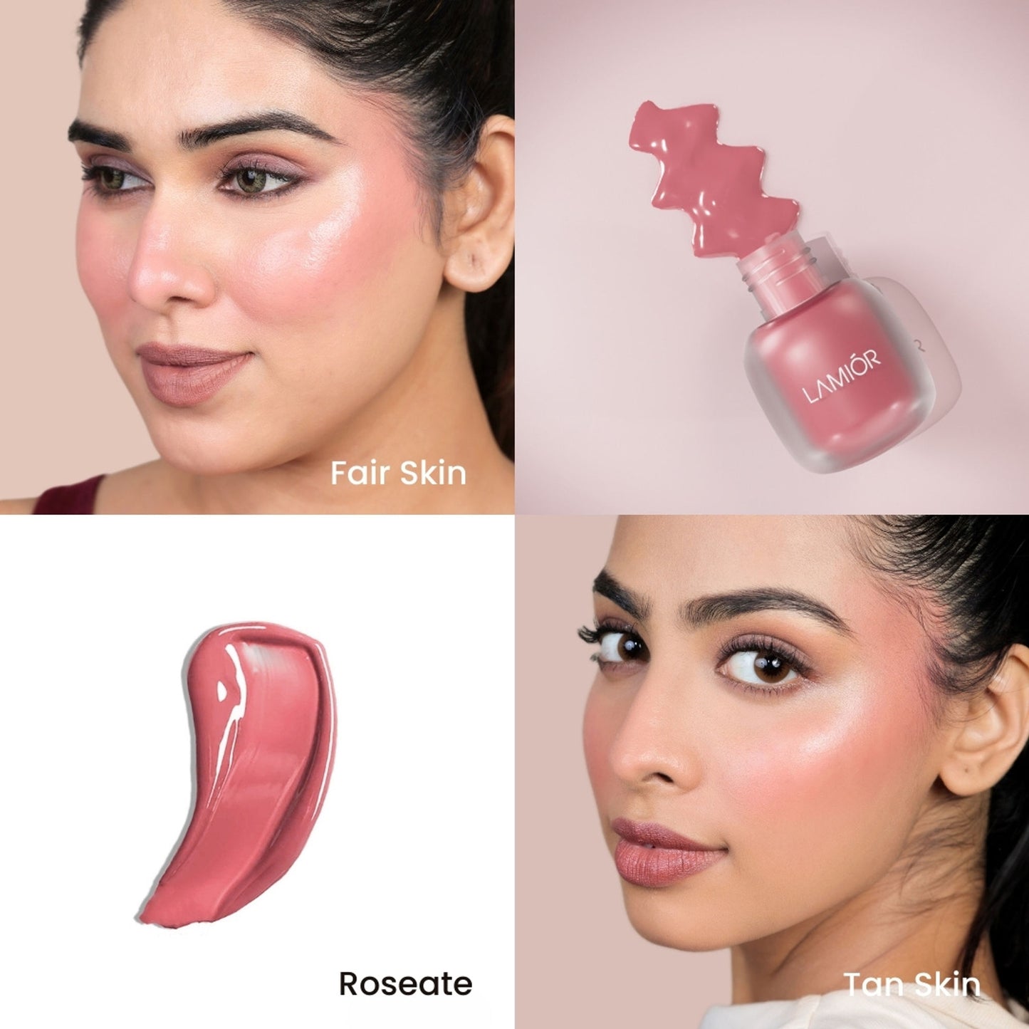 La Mior Cheek Dew Strobe Blush - Roseate