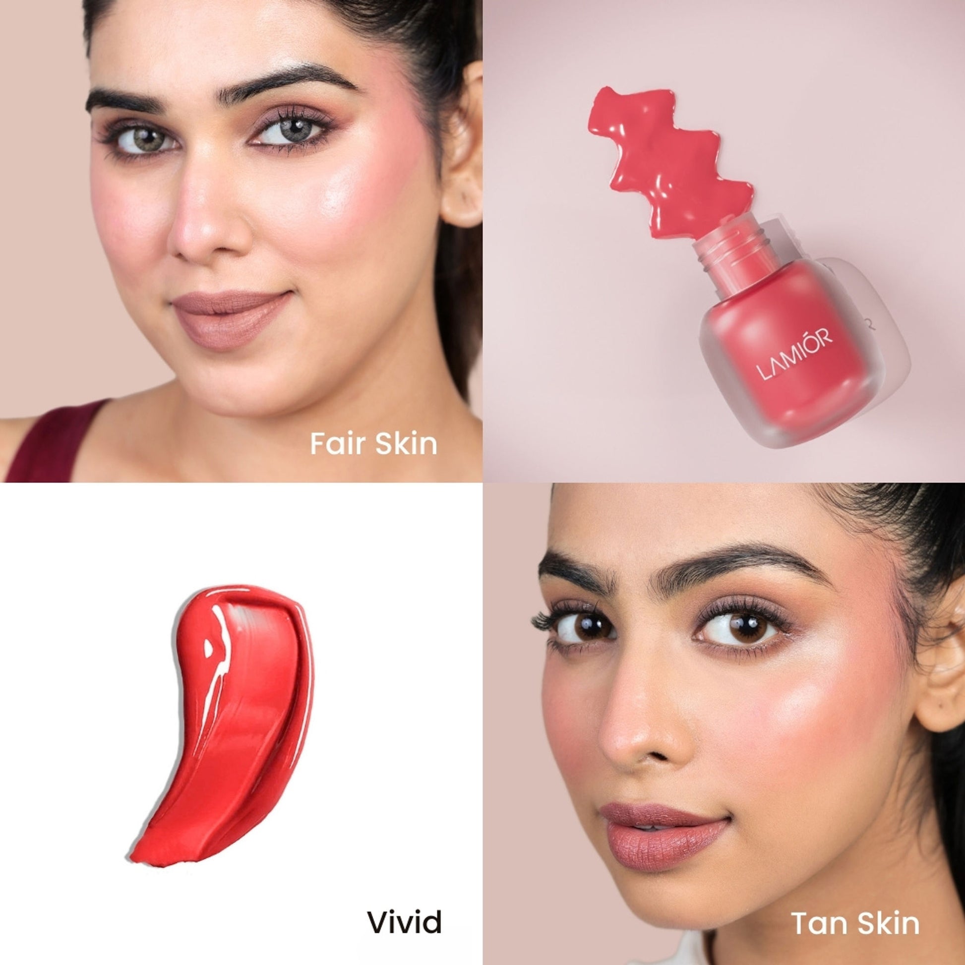 La Mior Cheek Dew Strobe Blush - Vivid