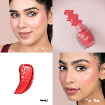 La Mior Cheek Dew Strobe Blush - Vivid