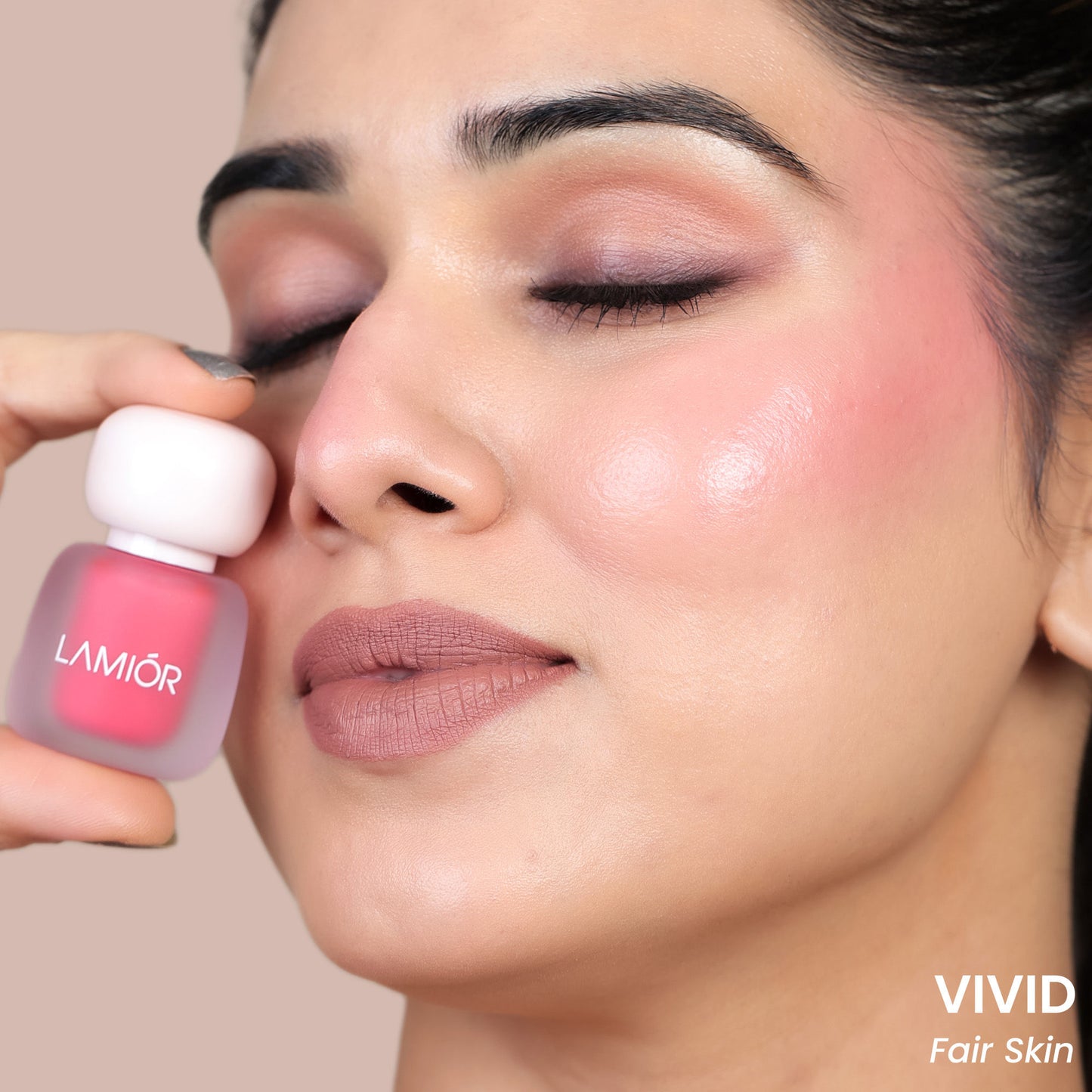 La Mior Cheek Dew Strobe Blush - Vivid