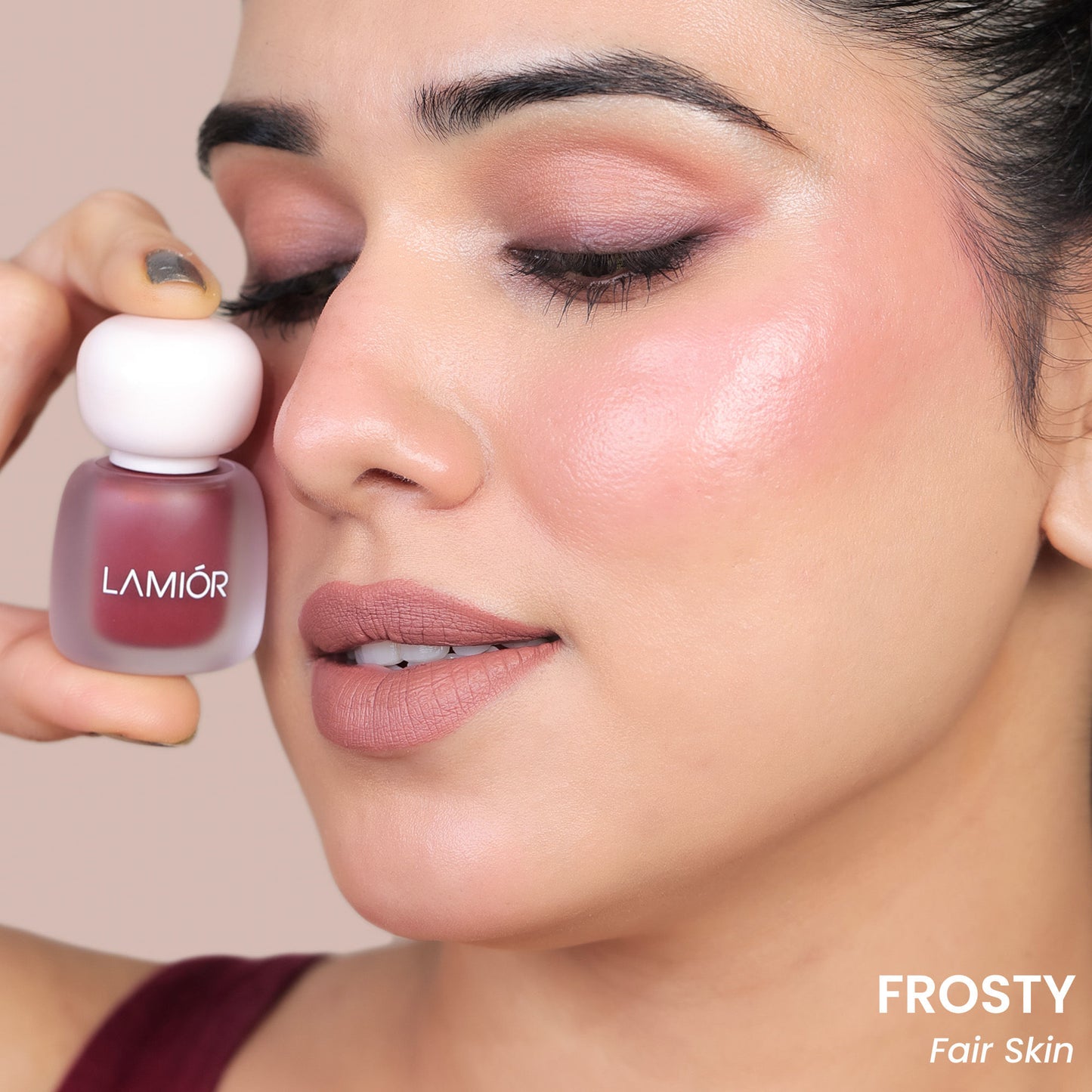 La Mior Cheek Dew Strobe Blush - Frosty