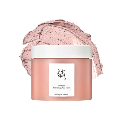 Beauty of Joseon Red Bean Refreshing Pore Mask tube with red bean illustration on the packaging.