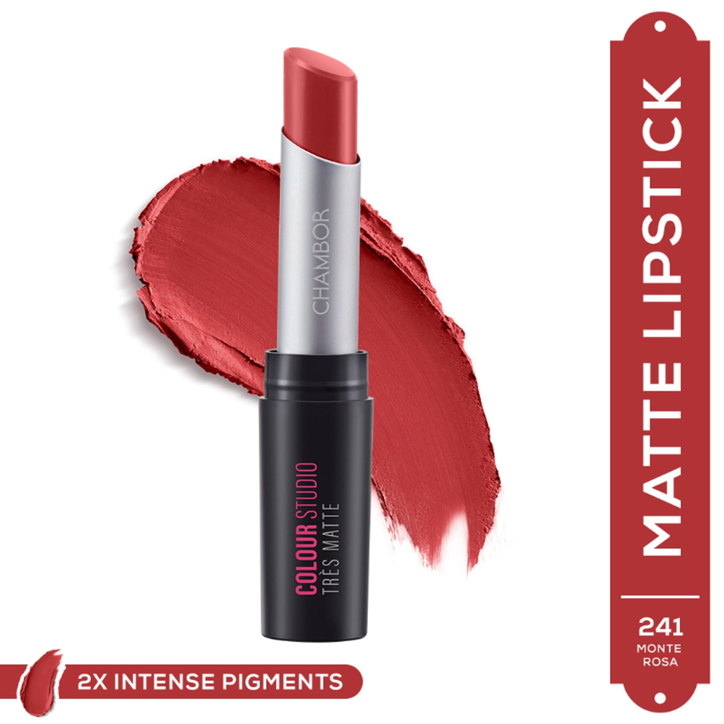 Chambor Tres Matte Lipstick - Monte Rosa 241