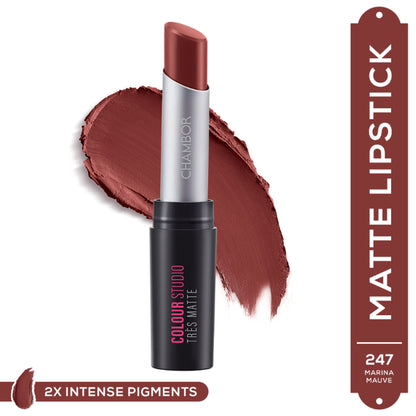 Chambor Tres Matte Lipstick - Marina Mauve 247