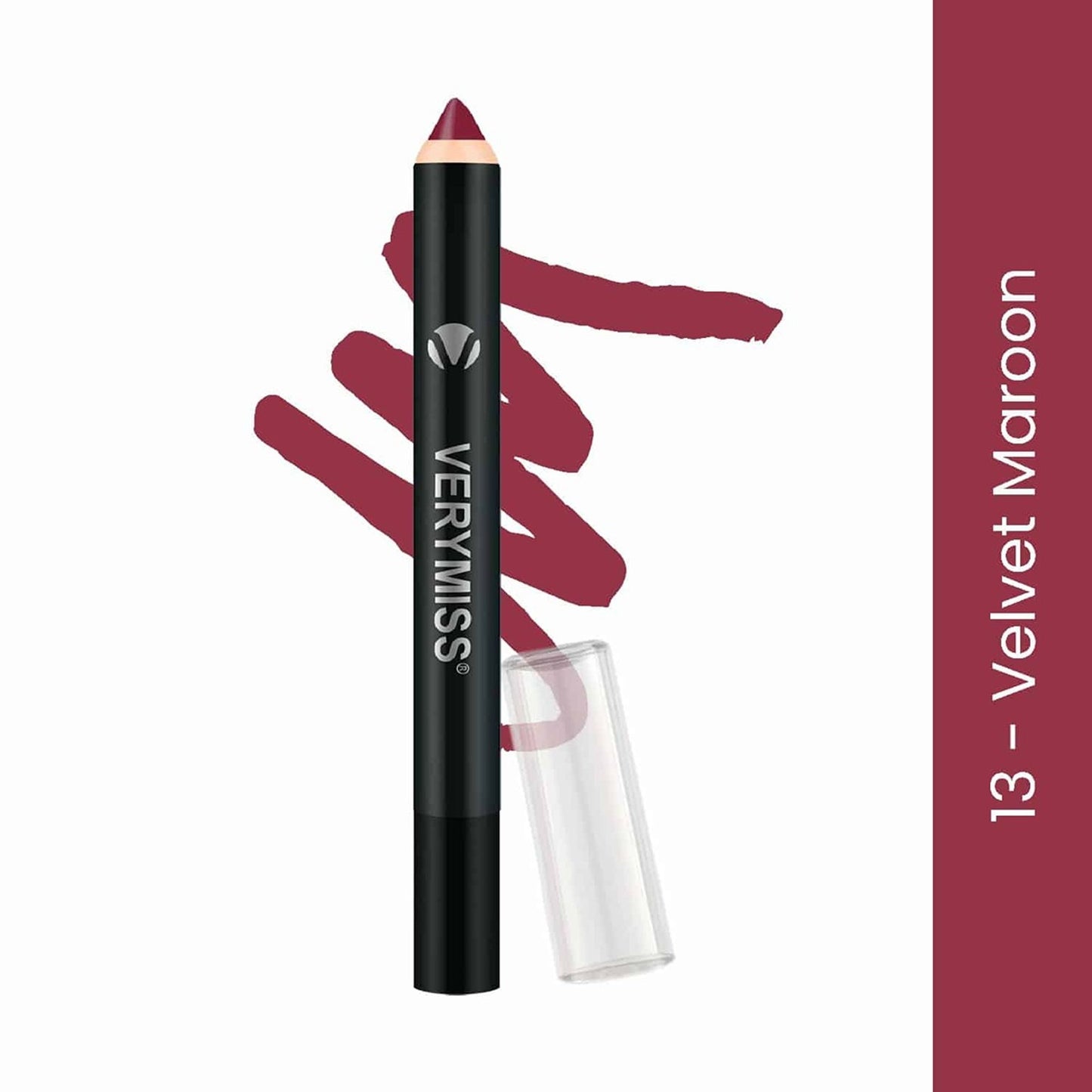 VERYMISS Matte Lip Crayon Lipstick - 13 Velvet Maroon
