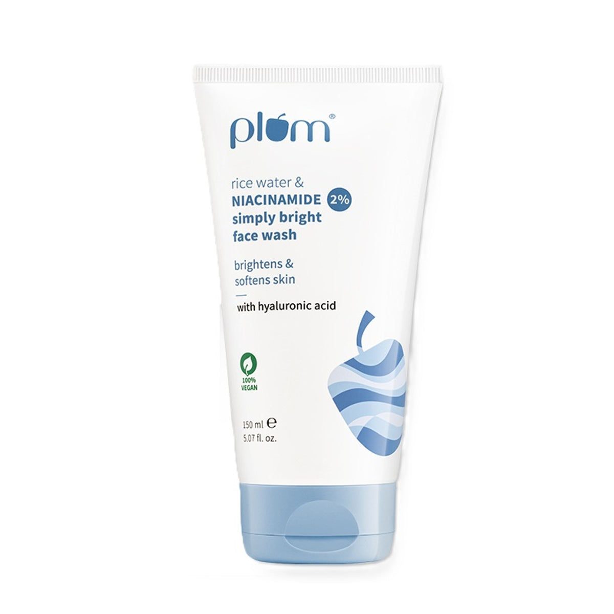 Plum 2% Niacinamide Face Wash With Rice Water For Oily Skin, Brightens & Hydrates