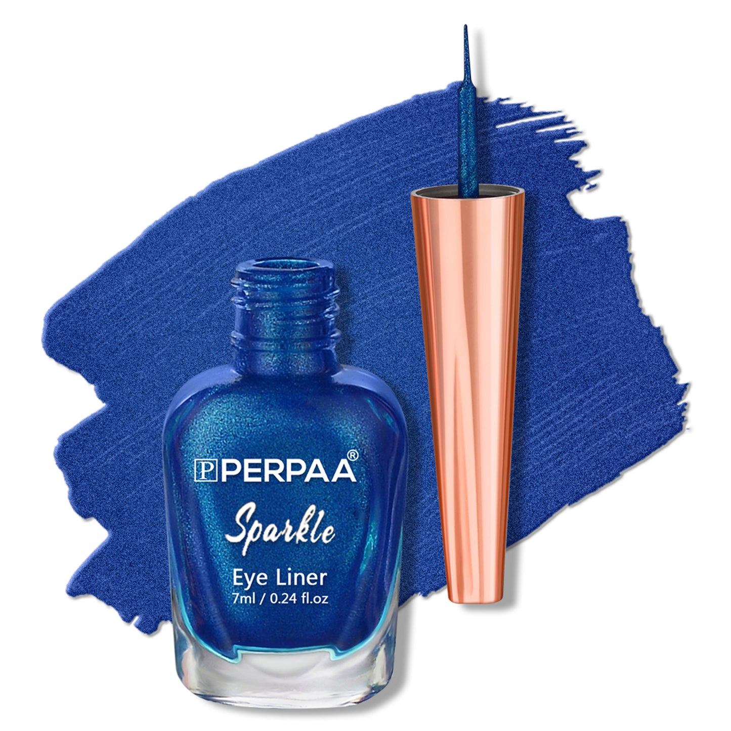 PERPAA Glitter Liquid Eye Liner - Royal Blue