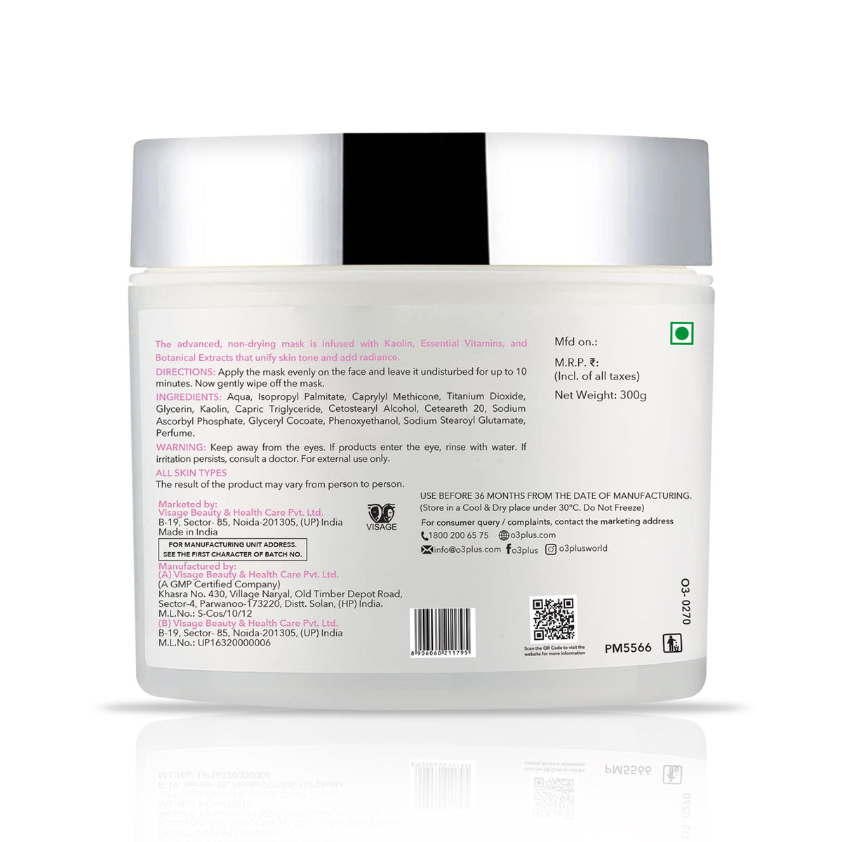 O3+ Whitening Mask For Skin Whitening