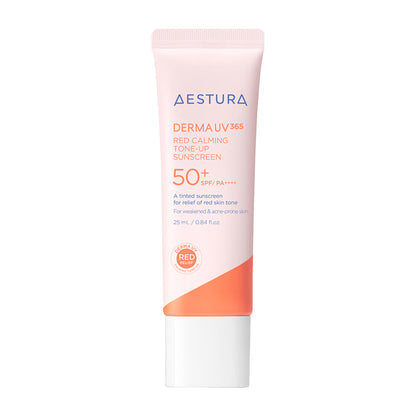 Aestura Derma UV365 Red Calming Tone - Up Sunscreen 50+ SPF/PA++++
