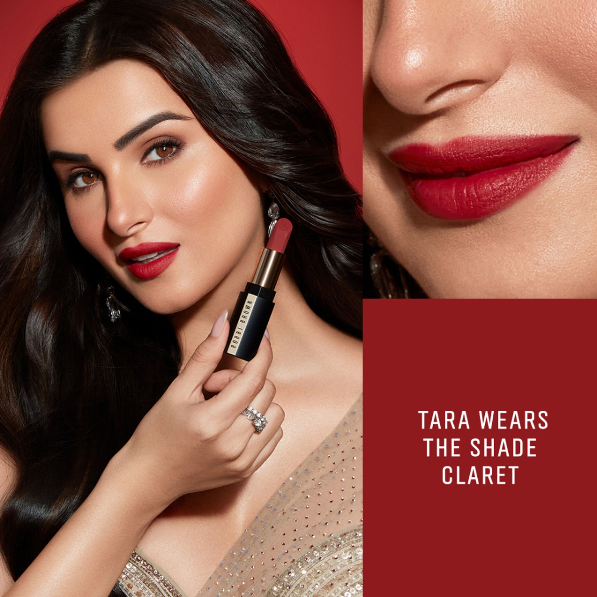 Bobbi Brown Luxe Cashmere Matte Lipstick - Red Carpet