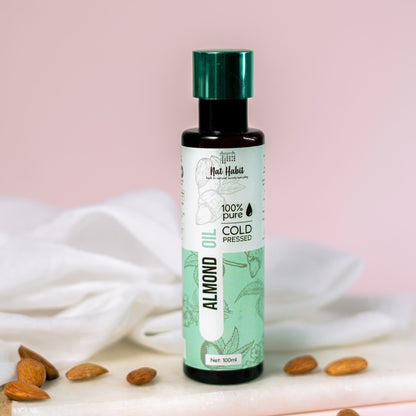 Nat Habit 100% Pure Cold Pressed Almond Oil